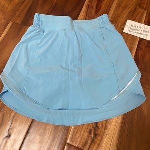 Lululemon hydra blue hotty hot skirt